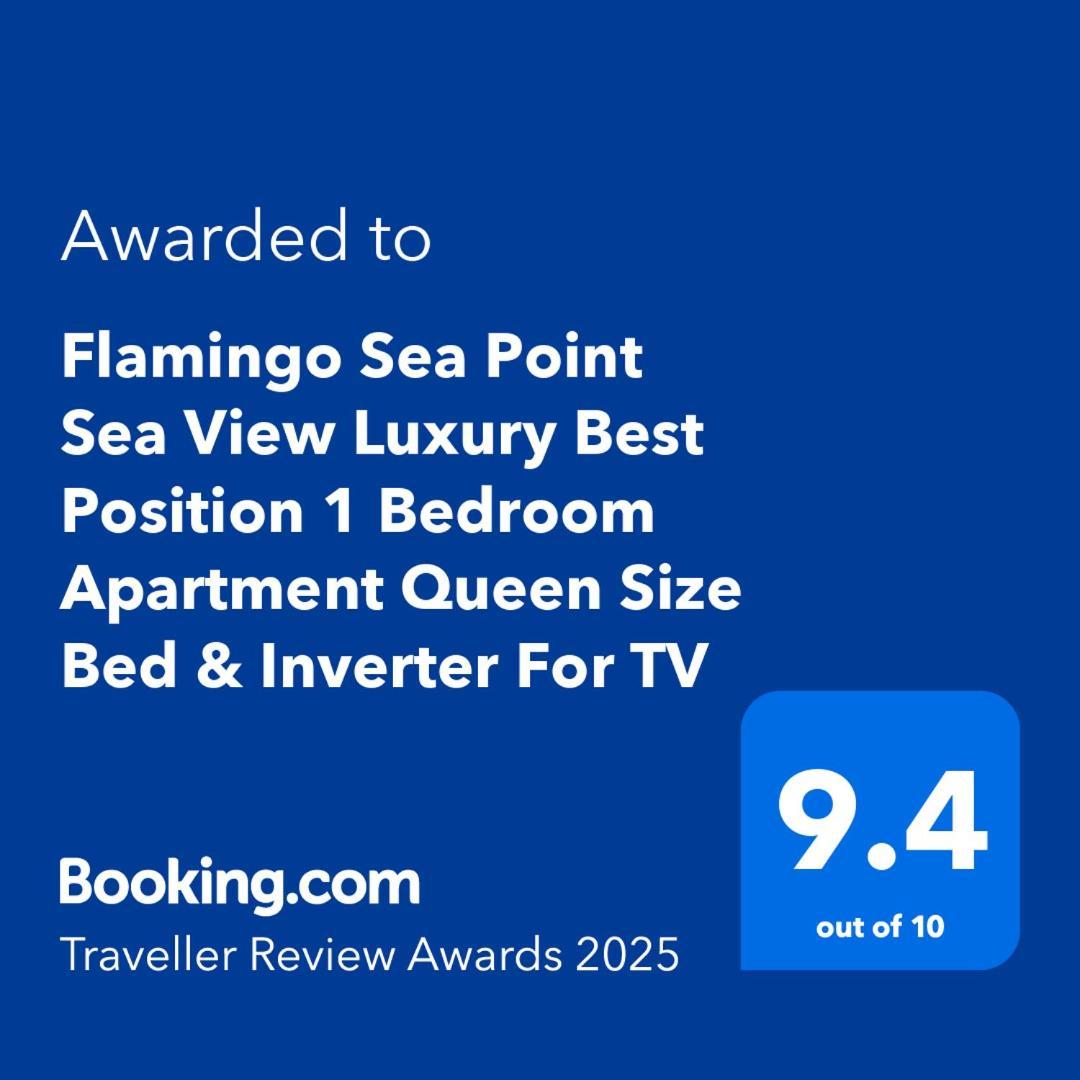 Flamingo Sea Point Sea View Luxury Best Position 1 Bedroom Apartment Queen Size Bed & Inverter For Tv Città del Capo Esterno foto